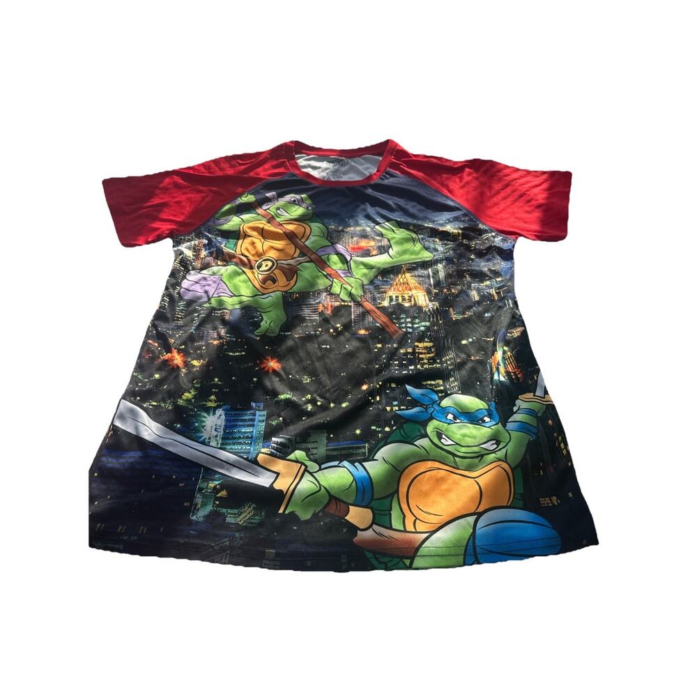 Teenage Mutant Ninja Turtles Graphic T-Shirt Boys Size Large (16)